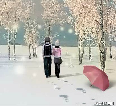下雪了，如果我们不撑伞，一直走下去，是不是可以一路到白头？.jpg