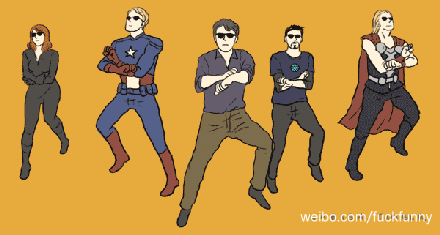 各种江南style.gif